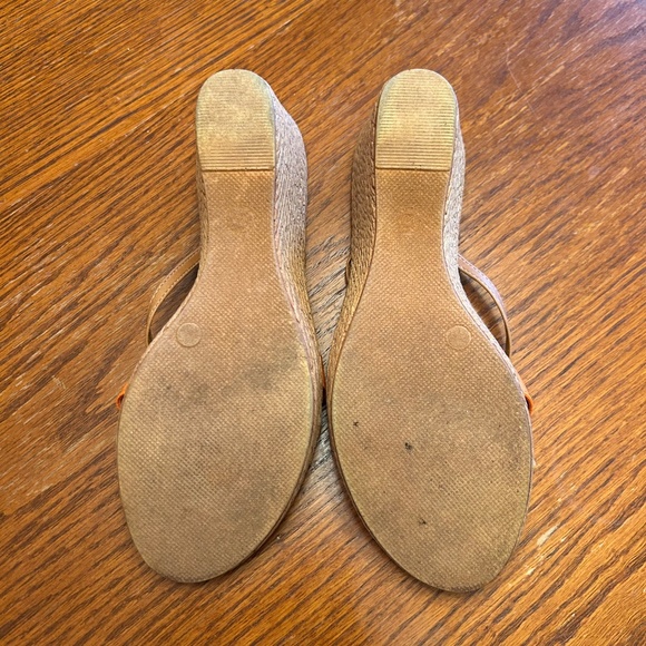 Italian Shoemakers Sandals Wedge Slip On Floral Women's Shoes Size 9.5 - Picture 5 of 5